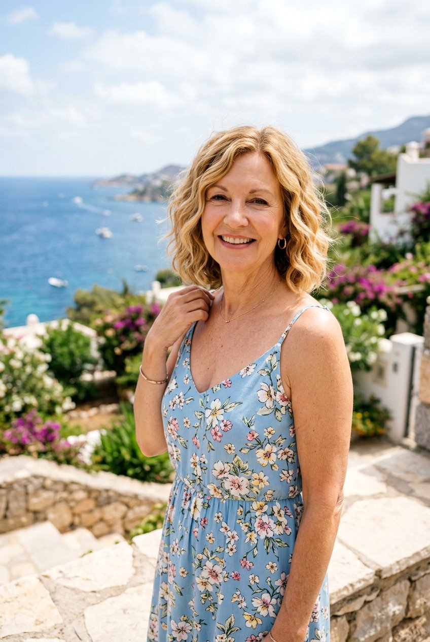 Golden Blonde Wavy Haircut - 20 blonde refresh for older women - 20 blonde refresh for older women