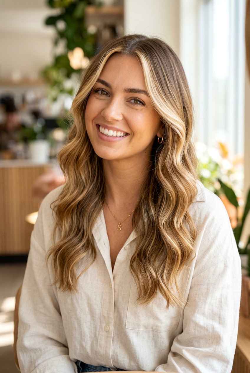Golden Bronde Balayage With Face Framing Highlights - 20 golden bronde balayage - 20 golden bronde balayage