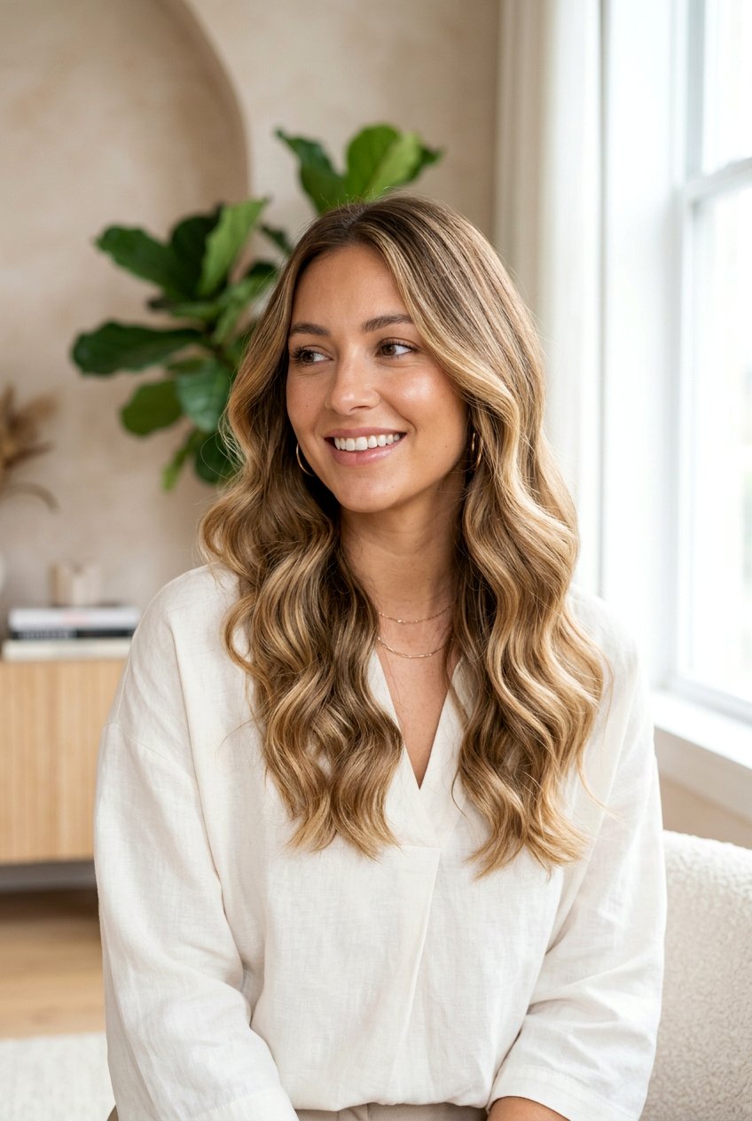 Golden Bronde Balayage With Subtle Highlights - 20 golden bronde balayage - 20 golden bronde balayage