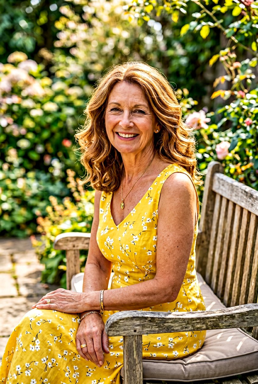 Golden Brown - 20 hair color ideas for women over 70 - 20 hair color ideas for women over 70