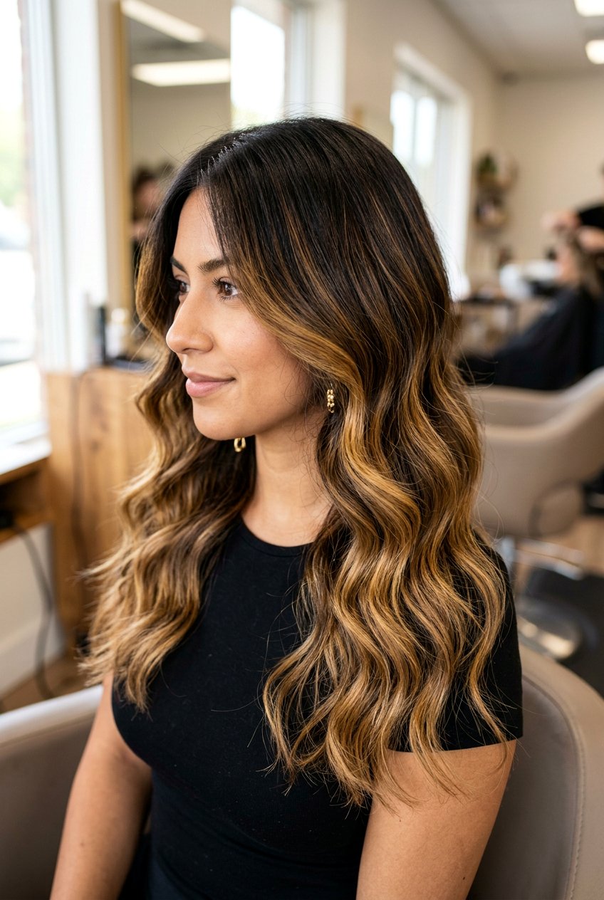 Golden Brown Balayage - 20 golden brown hair color - 20 golden brown hair color