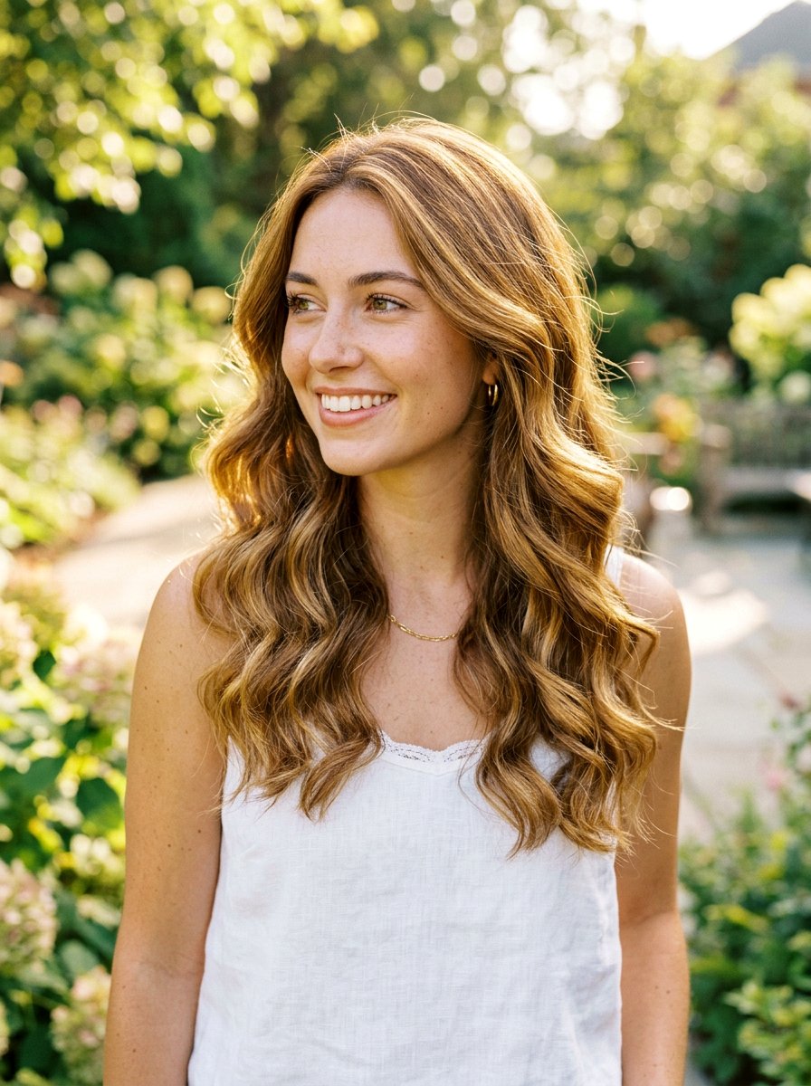 Golden Brown Hair Color - 20 seasonal hair color ideas for brunettes - 20 seasonal hair color ideas for brunettes