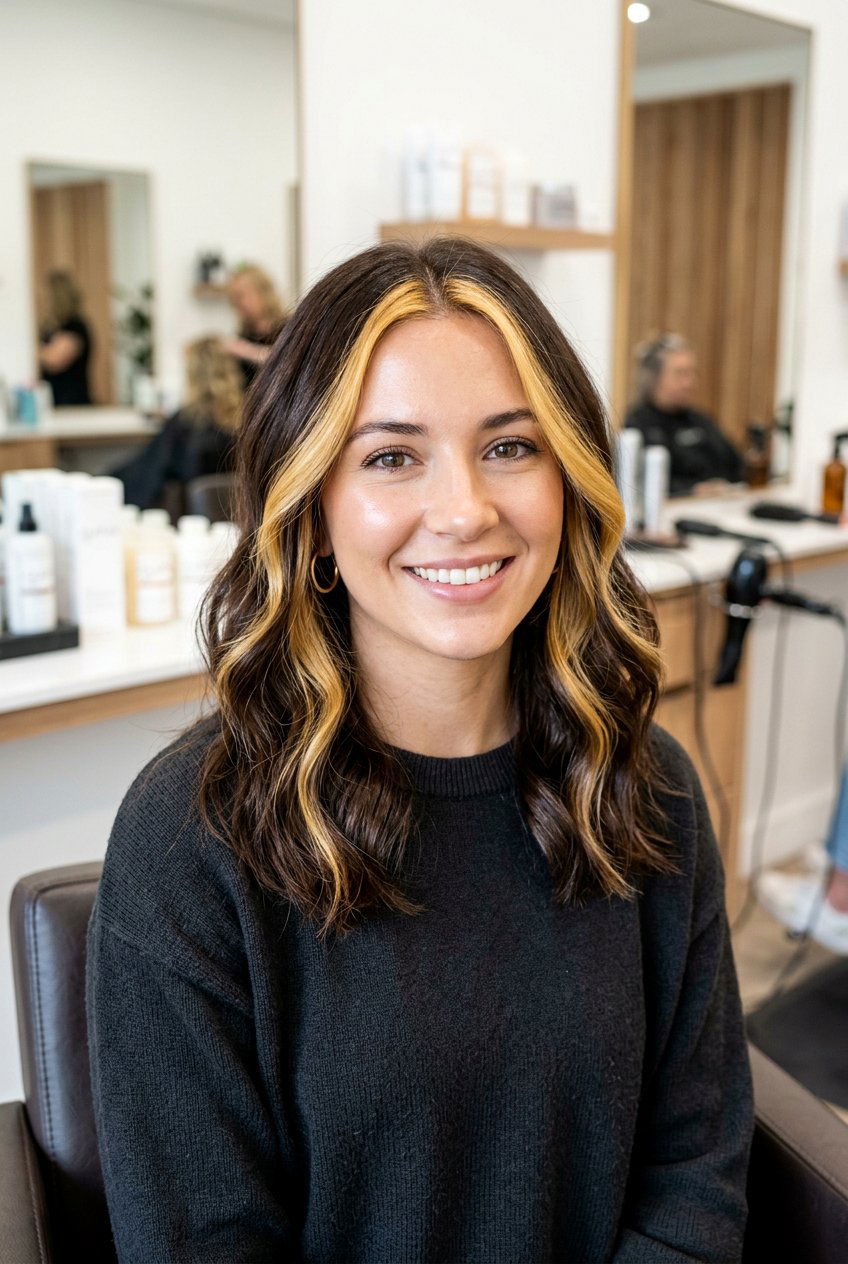 Golden Brown Money Piece - 20 golden brown hair color - 20 golden brown hair color