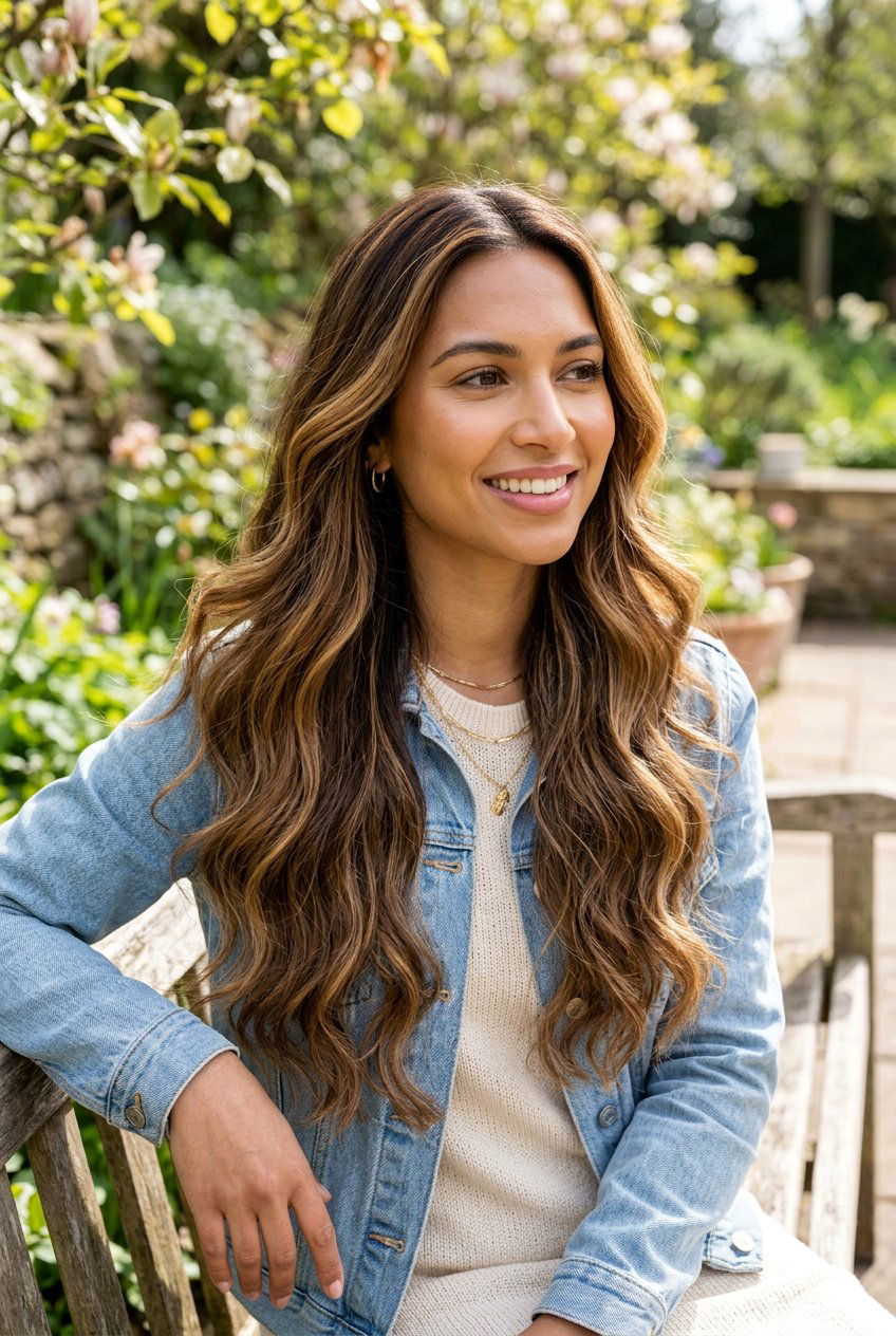 Golden Caramel Melt - 20 hair color ideas for warm undertones - 20 hair color ideas for warm undertones