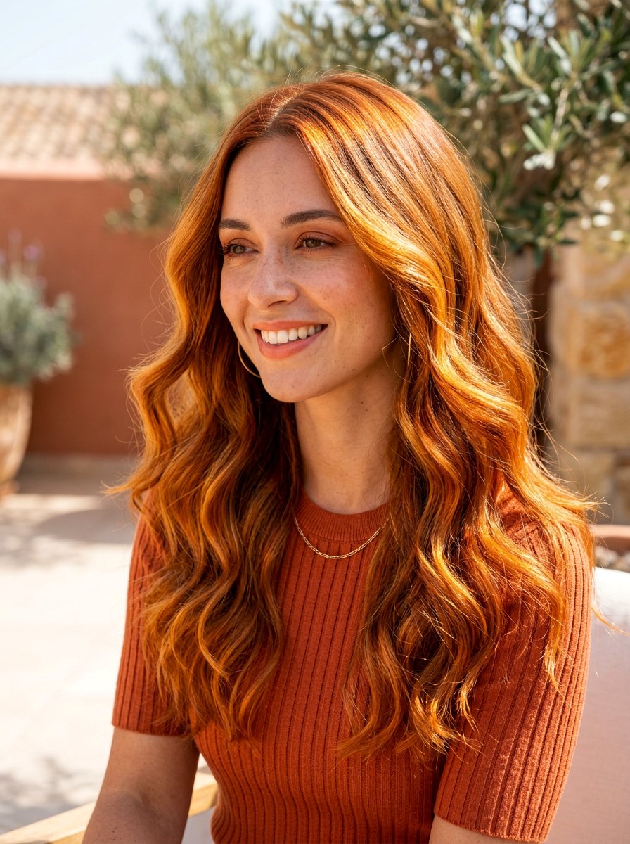 Golden Copper Hair Color - 20 final hair color ideas for women - 20 final hair color ideas for women