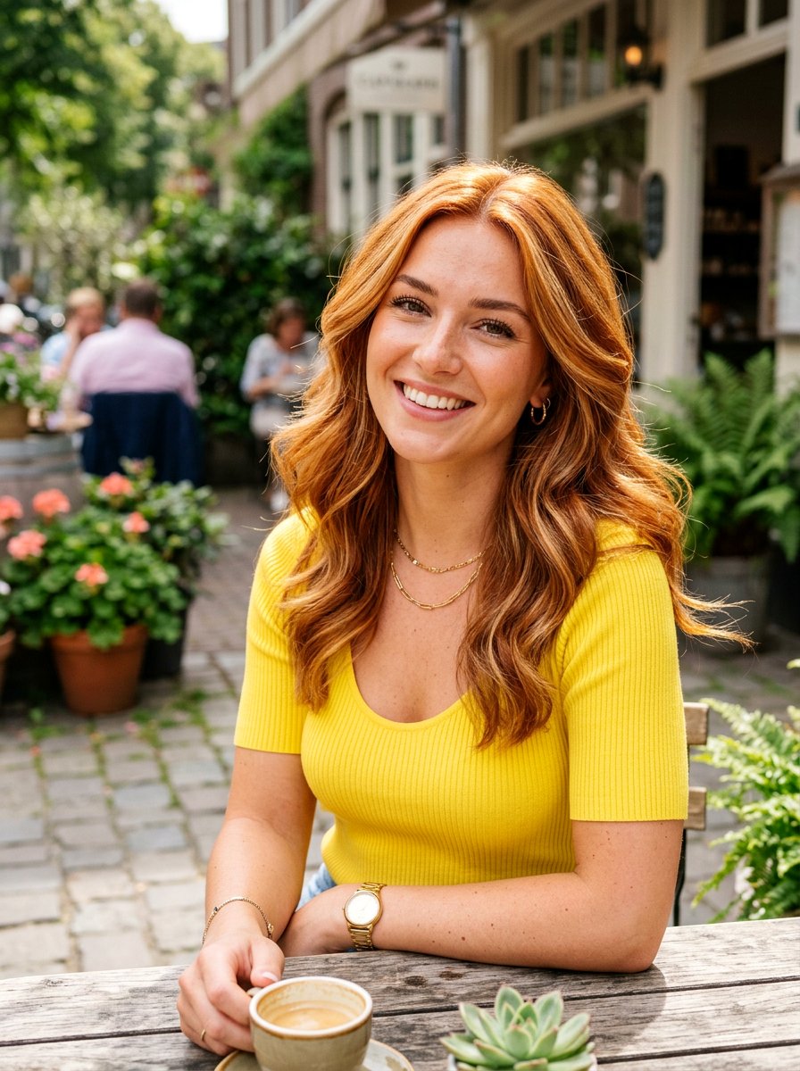 Golden Copper Hair Color - 20 glamorous hair color ideas for women - 20 glamorous hair color ideas for women