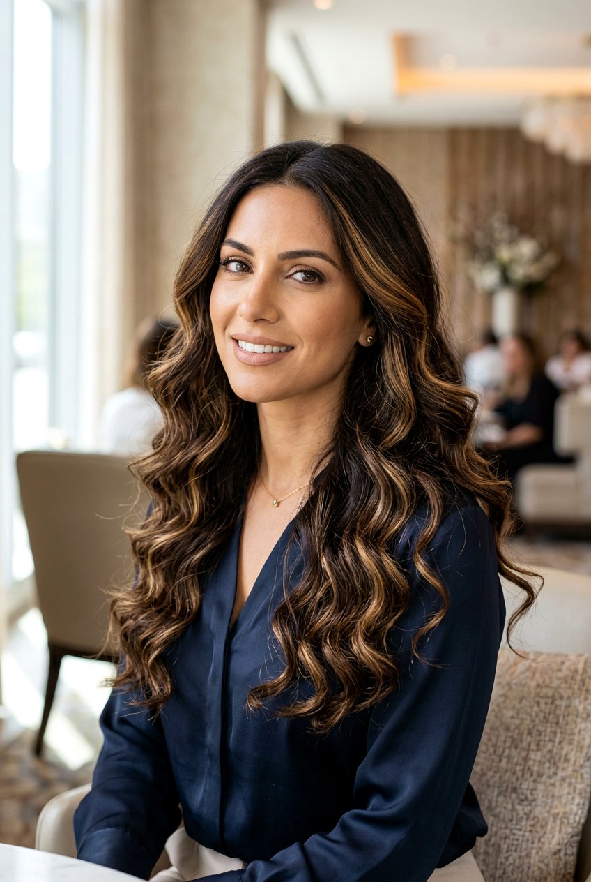 Golden Highlights On Dark Chocolate Brunette Hair - 20 golden highlights on brunette hair - 20 golden highlights on brunette hair