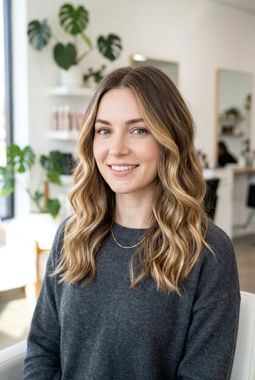 Golden Honey Balayage On Cool Skin Tones - 20 golden honey balayage - 20 golden honey balayage