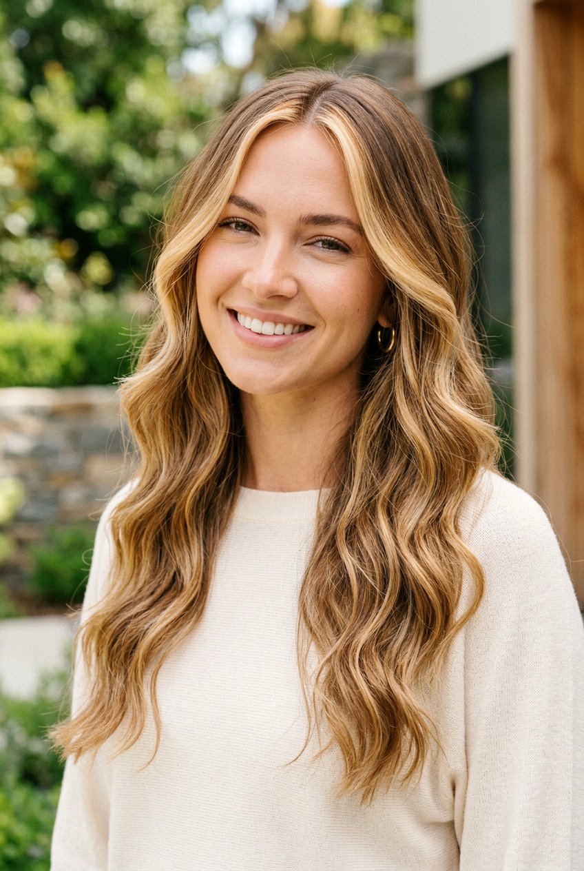 Golden Honey Balayage With Face Framing - 20 golden honey balayage - 20 golden honey balayage