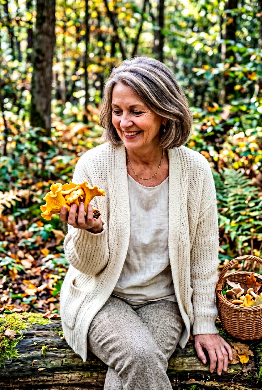 Golden Mushroom - 20 mushroom brunette highlights for older women - 20 mushroom brunette highlights for older women