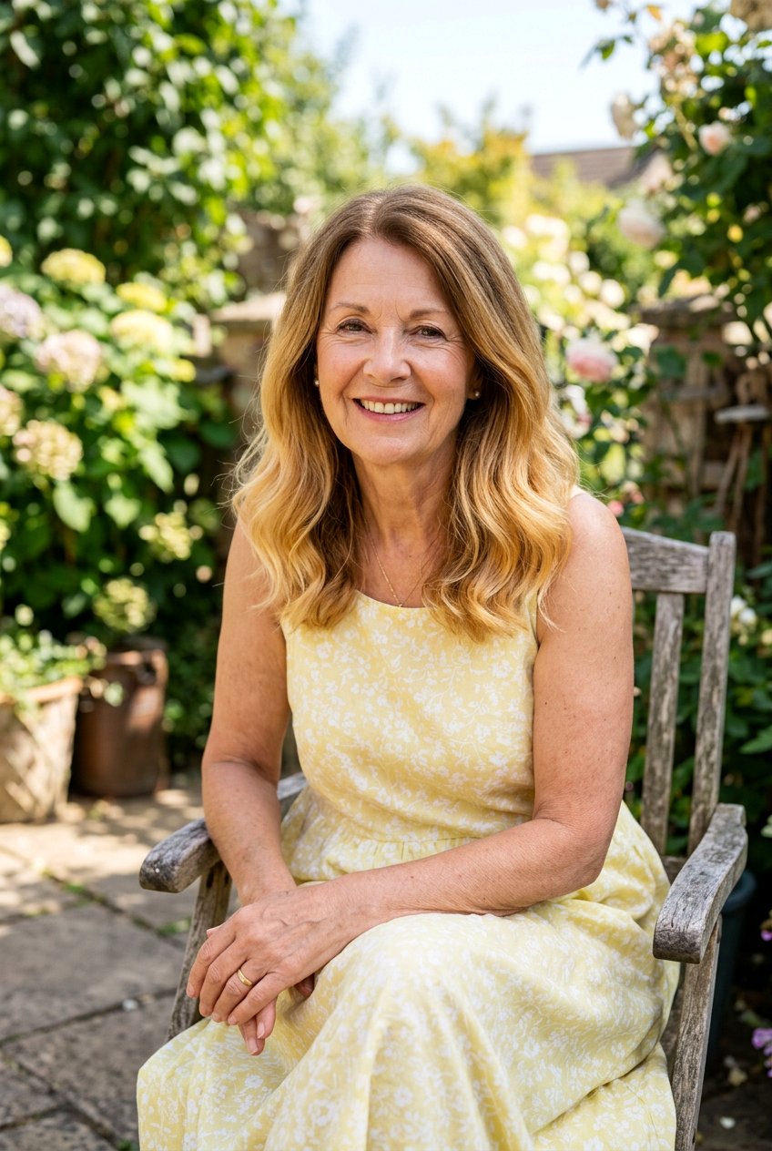 Golden blonde ombre for seniors - 20 low maintenance hair color for older women - 20 low maintenance hair color for older women