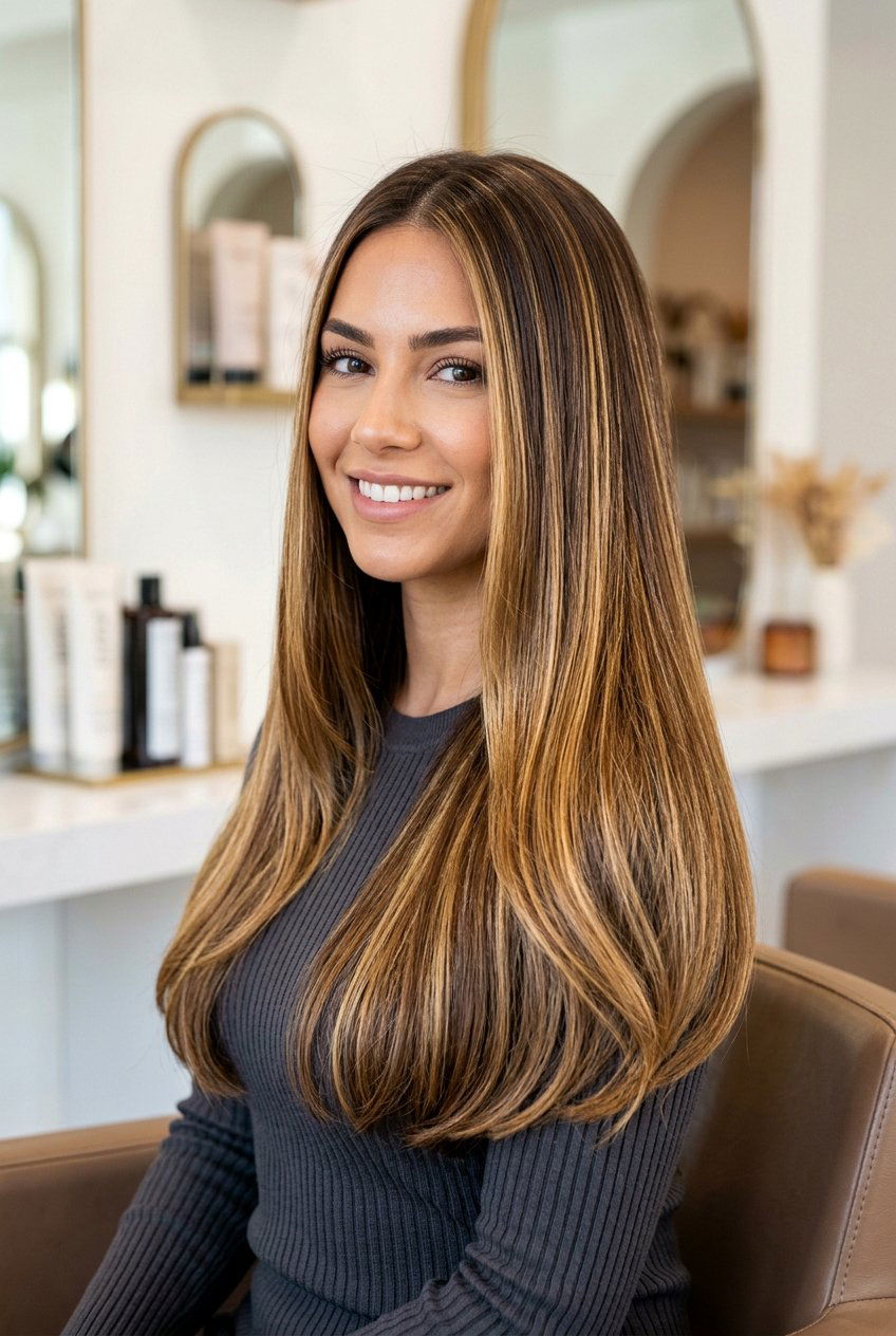 Golden brown balayage - 20 brunette balayage hair - 20 brunette balayage hair