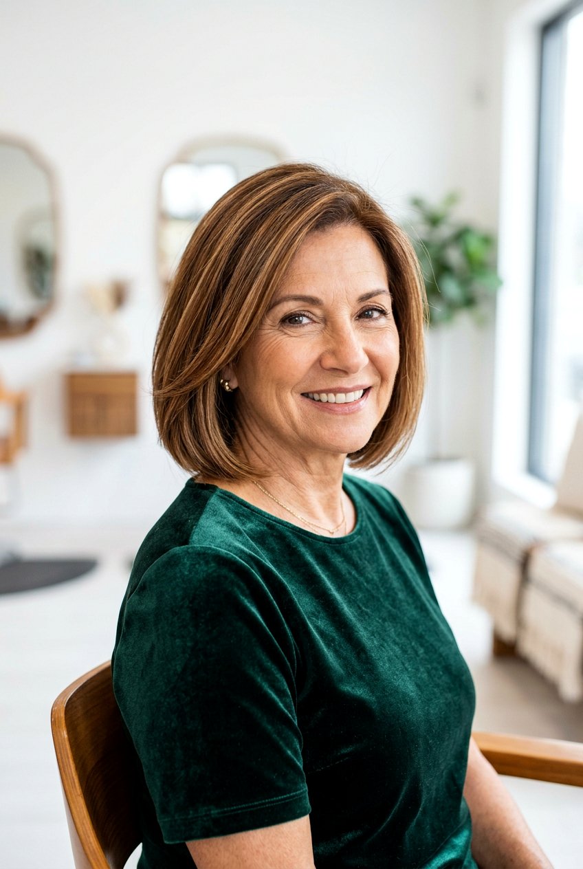 Golden brown balayage - 20 natural looking balayage for older women - 20 natural looking balayage for older women