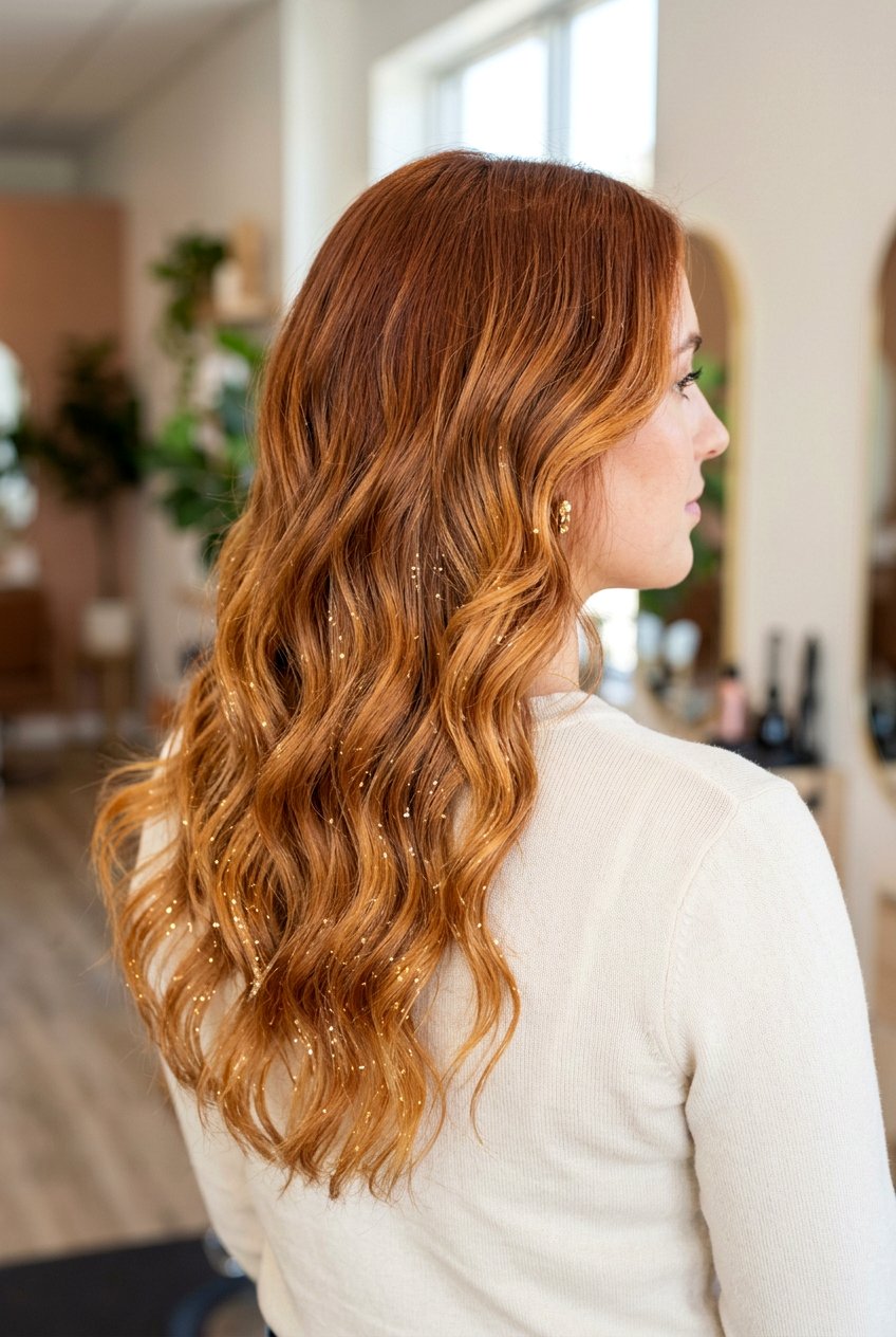 Golden copper balayage - 20 copper balayage hair color - 20 copper balayage hair color