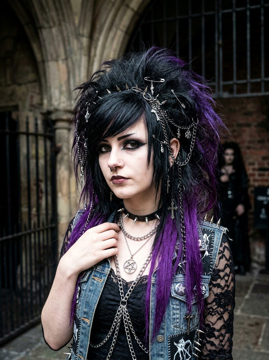 Gothic Scene Hair - 20 scene haircut for teenage girls - 20 scene haircut for teenage girls