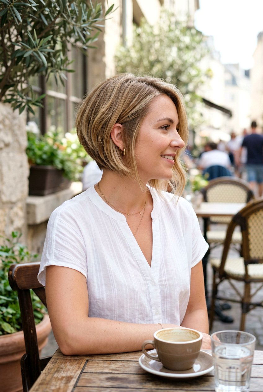 Graduated Bob - 20 low maintenance haircut for naturally gray women - 20 low maintenance haircut for naturally gray women