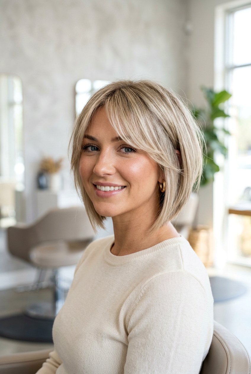 Graduated Bob Cut - 20 face framing layers haircut - 20 face framing layers haircut