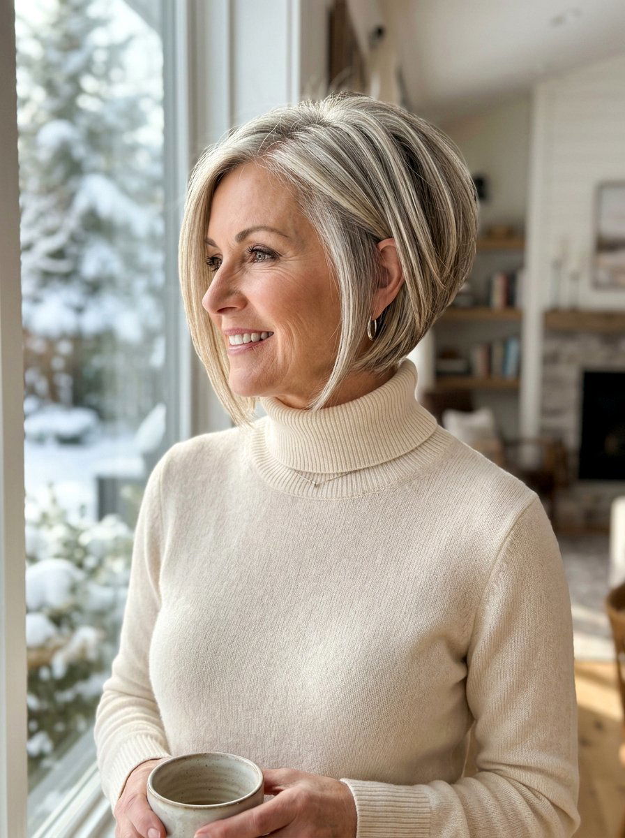 Graduated Bob Haircut - 20 elegant bob haircut for mature women - 20 elegant bob haircut for mature women