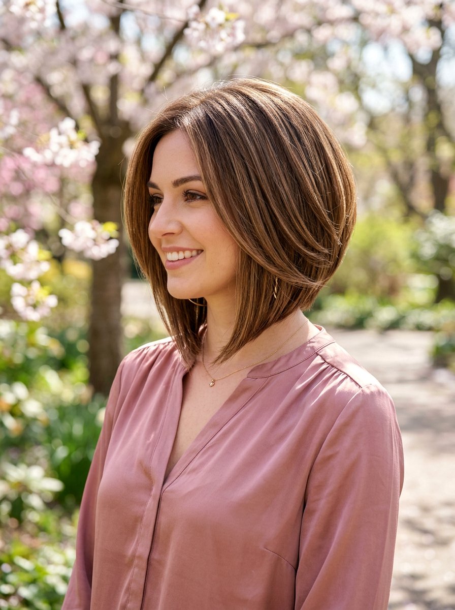 Graduated Bob Haircut - 20 haircut to fix flat layers - 20 haircut to fix flat layers