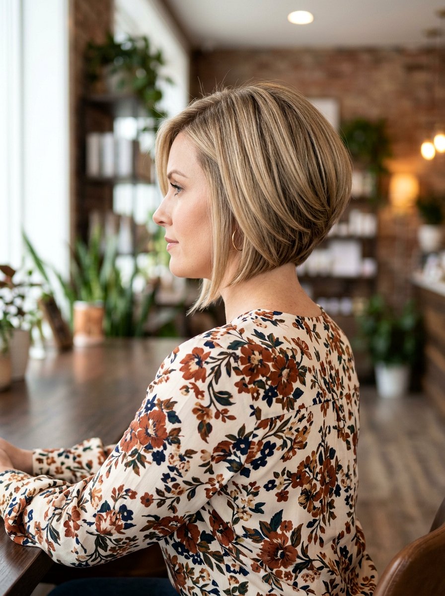 Graduated Bob Haircut - 20 haircut to fix bulky triangle bob - 20 haircut to fix bulky triangle bob