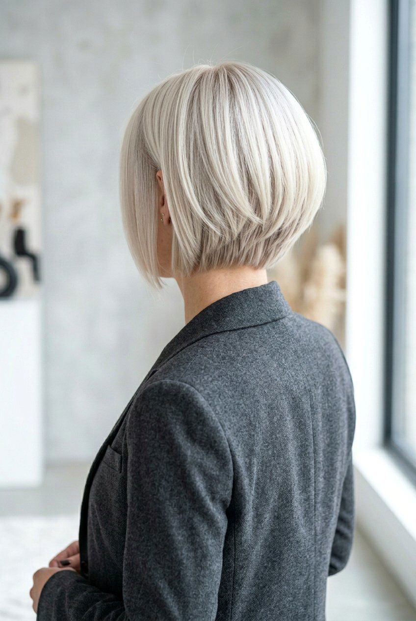 Graduated Bob With Center Part - 20 clean professional bob with center part - 20 clean professional bob with center part