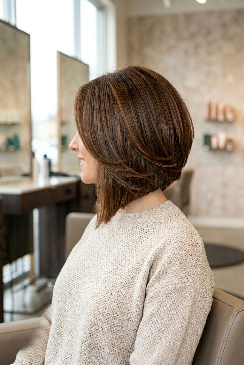 Graduated Bob for Thinning Nape - 20 hairstyles to hide thinning hair - 20 hairstyles to hide thinning hair