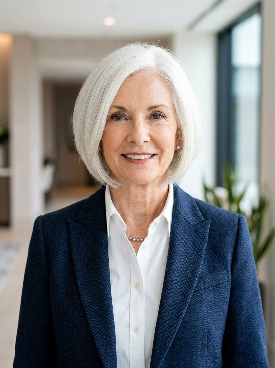 Graduated Layered Bob - 20 layered bob for women over 70 - 20 layered bob for women over 70