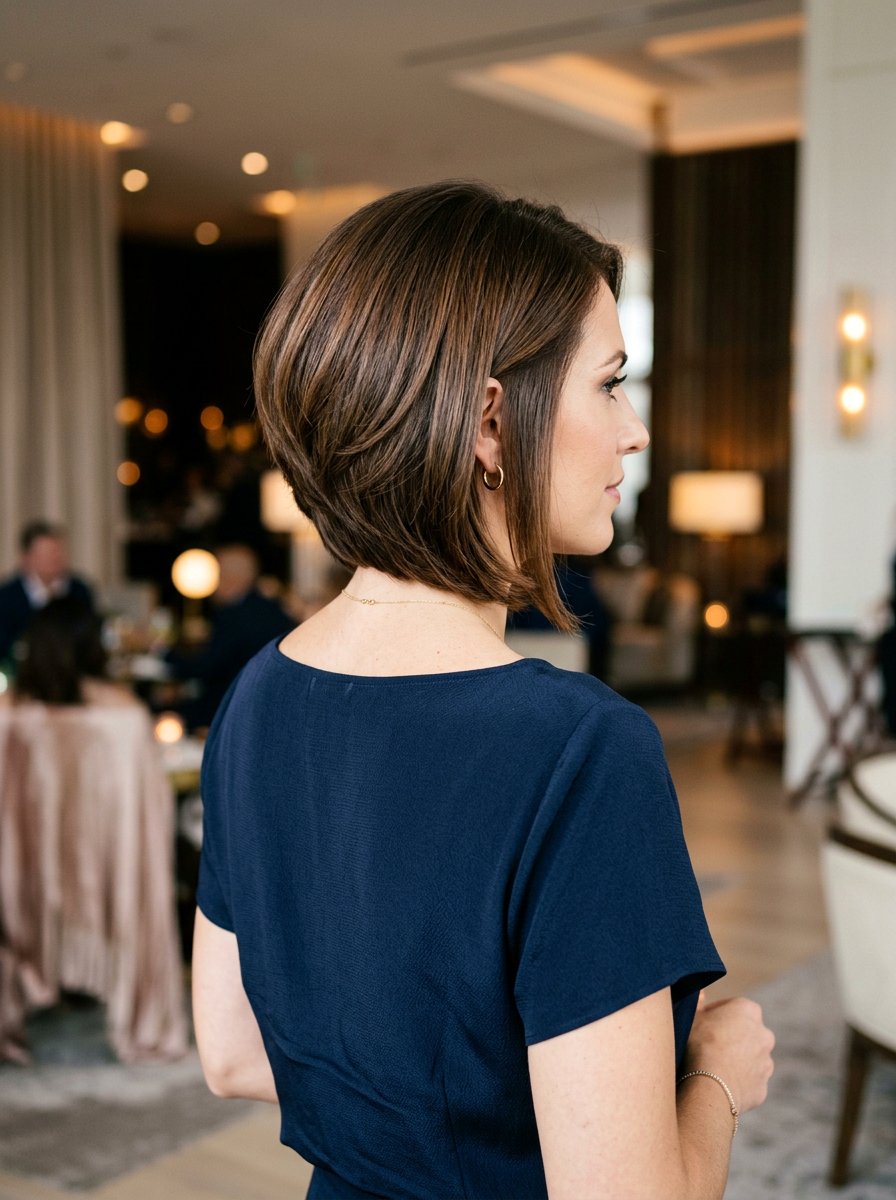 Graduated Lob Haircut - 20 polished lob for mature women - 20 polished lob for mature women