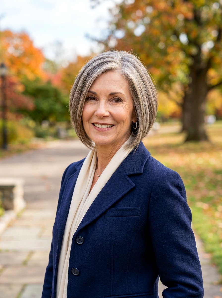 Graduated Straight Bob - 20 straight bob haircut for mature women - 20 straight bob haircut for mature women