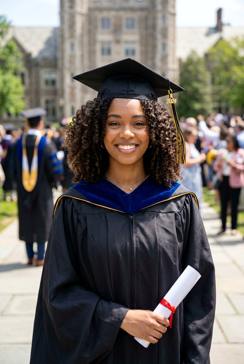 Graduation Cap Curly Hair - 20 graduation hairstyles for curly hair - 20 graduation hairstyles for curly hair