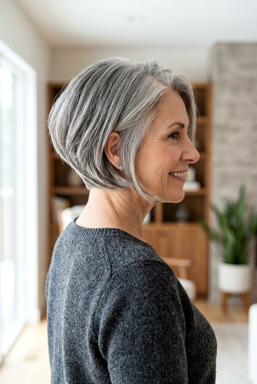 20 Elegant Layered Bob for Women Over 50 to Rock Right Now