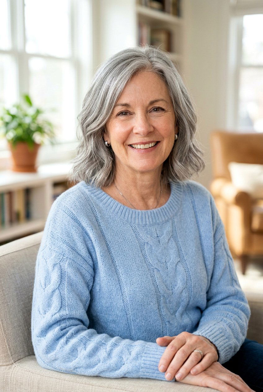 Gray Babylights - 20 gray blending highlights for women over 60 - 20 gray blending highlights for women over 60