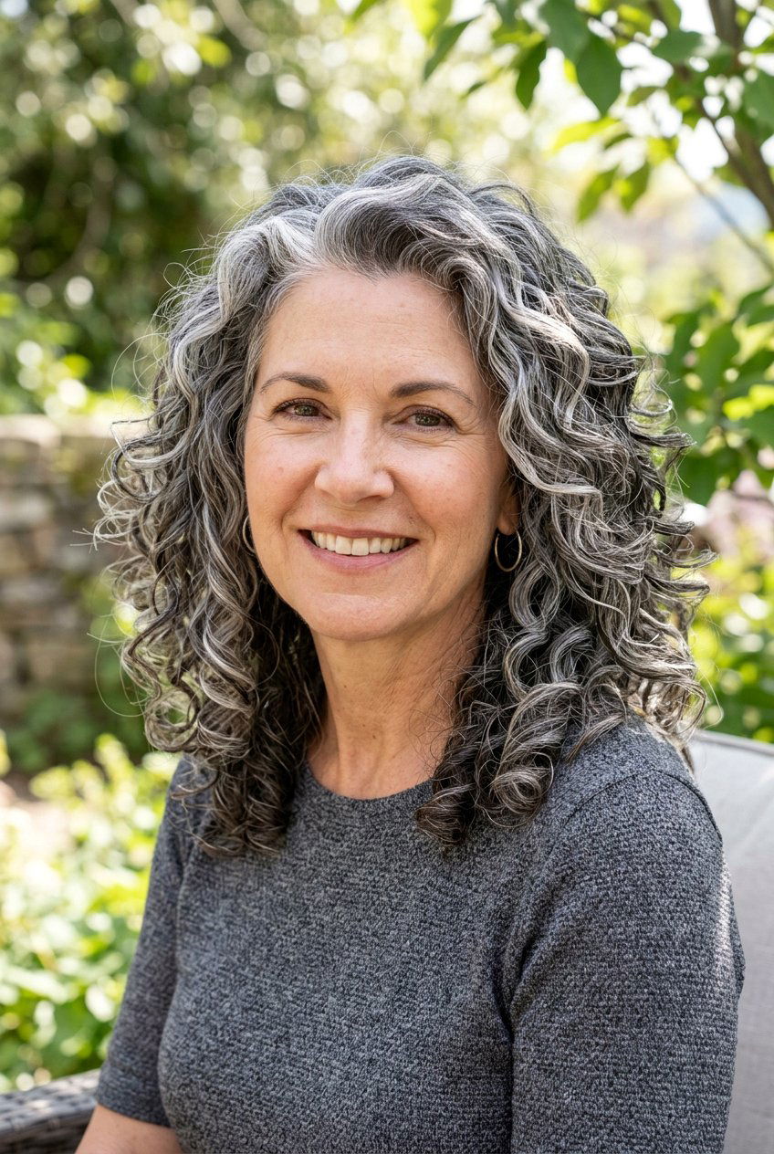 Gray Blending For Curly Hair - 20 gray blending hair color - 20 gray blending hair color