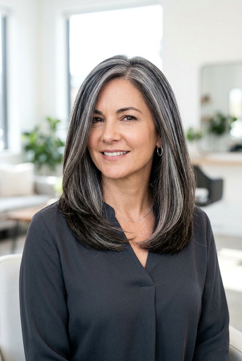 Gray Blending For Dark Hair - 20 low maintenance gray blending hair - 20 low maintenance gray blending hair