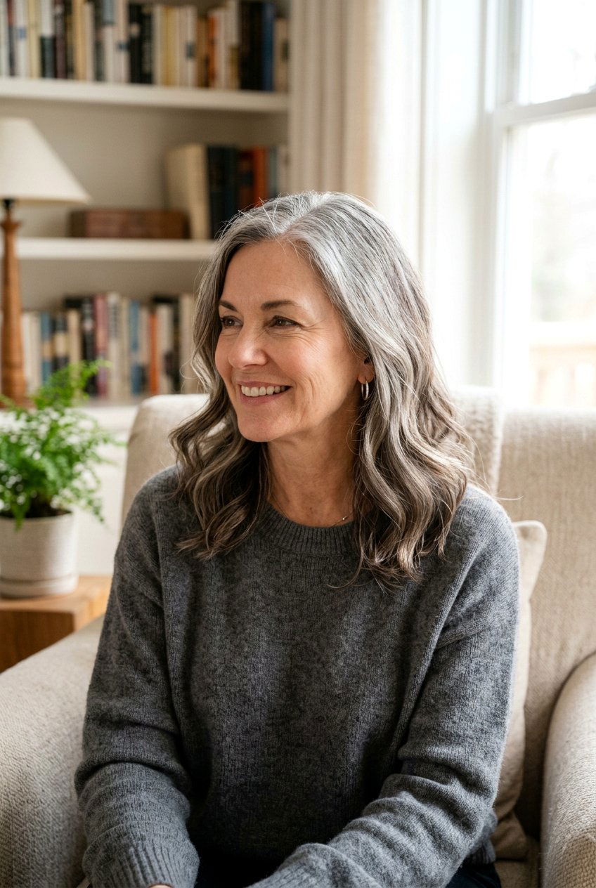 Gray Blending With Lowlights - 20 low maintenance gray blending hair - 20 low maintenance gray blending hair