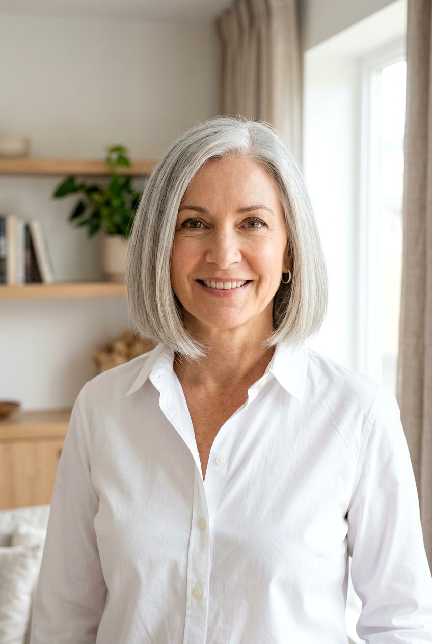 Gray Bob For Fine Hair - 20 low maintenance gray bob haircut - 20 low maintenance gray bob haircut