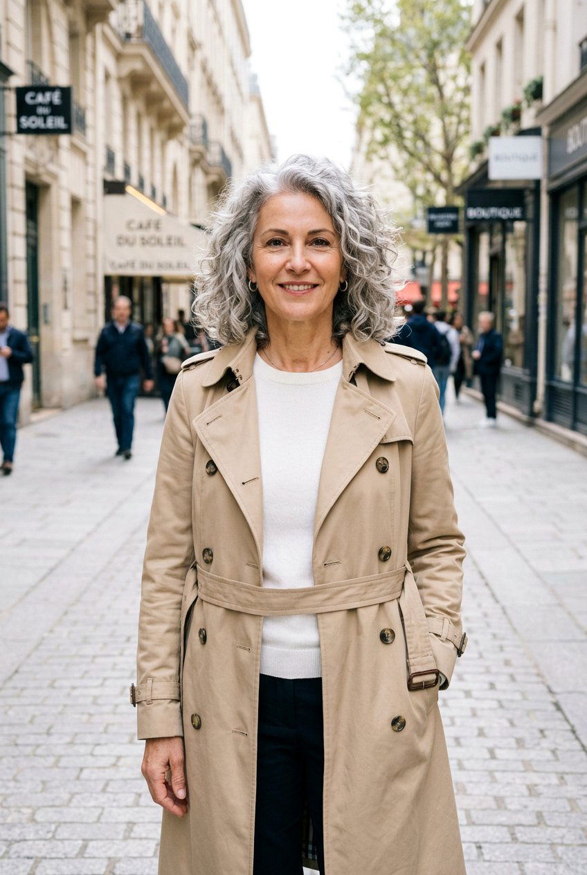 Gray Curly Lob Haircut - 20 natural gray curly hairstyles - 20 natural gray curly hairstyles