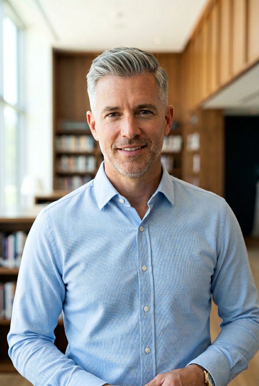 Gray Ivy League Haircut - 20 men haircut ideas for gray hair - 20 men haircut ideas for gray hair