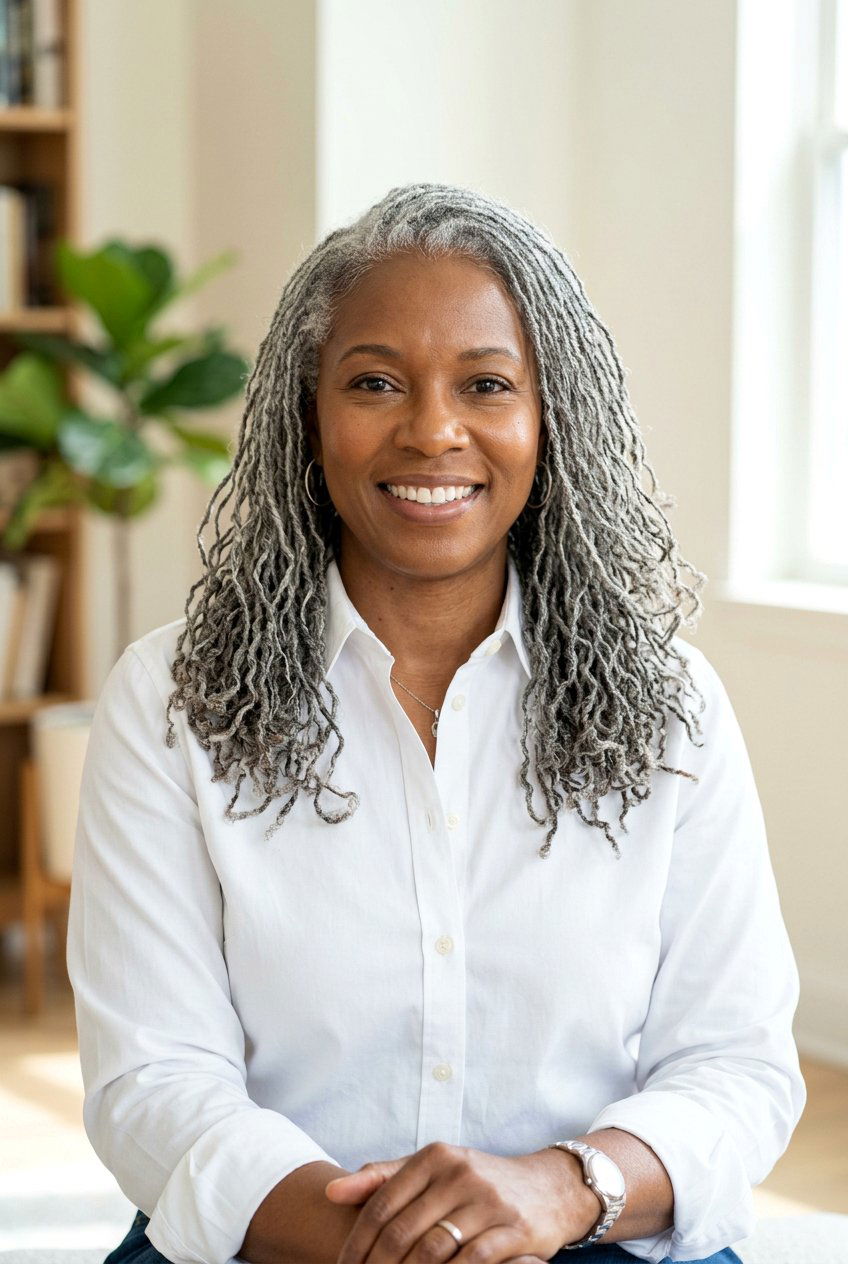 Gray Micro Locs - 20 black women gray natural hair ideas - 20 black women gray natural hair ideas