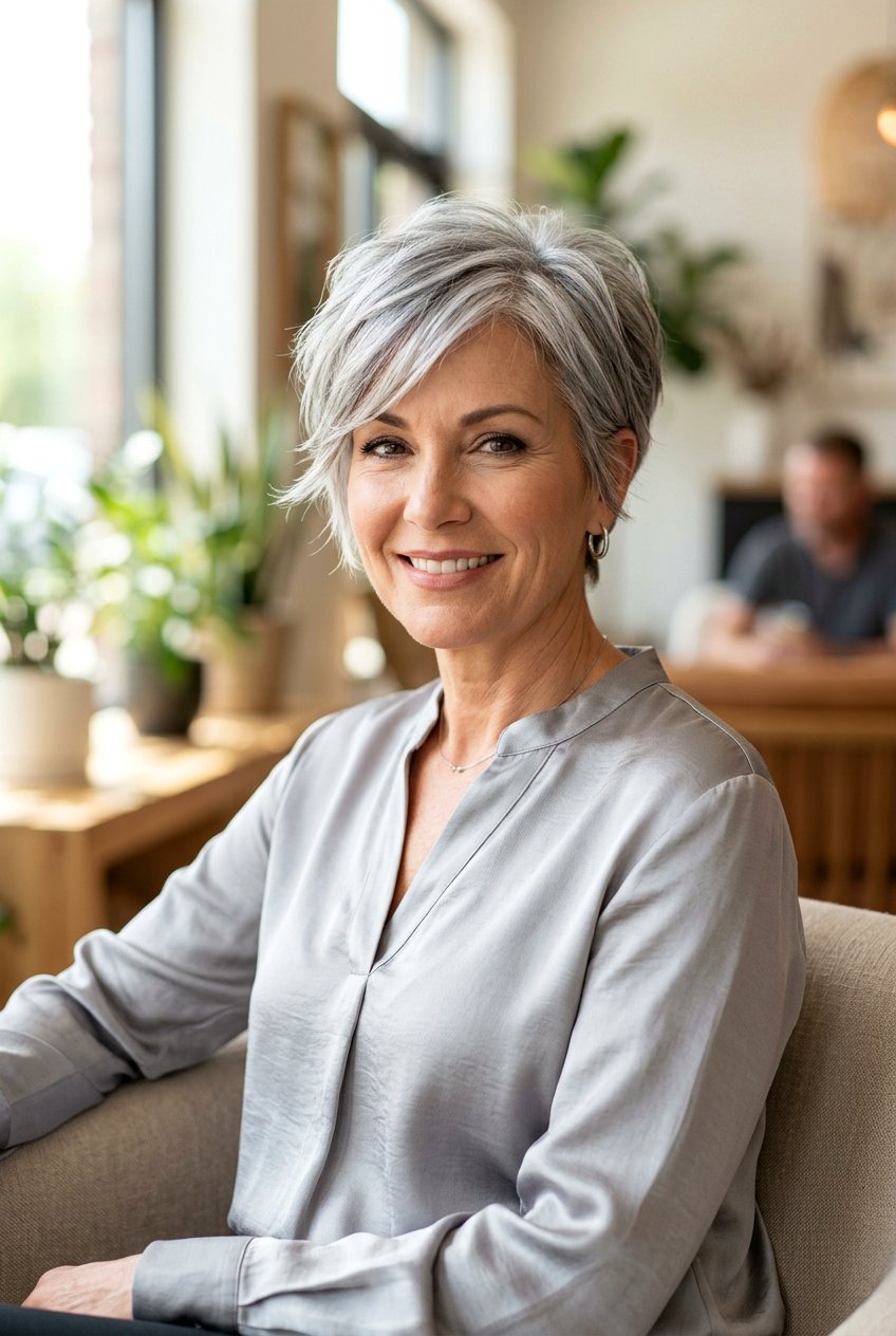 Gray Pixie Cut - 20 black women gray natural hair ideas - 20 black women gray natural hair ideas