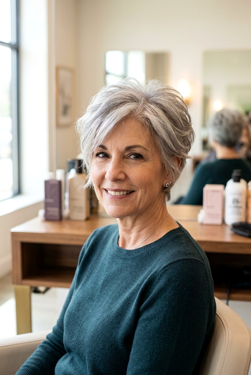 Gray Pixie For Thinning Hair - 20 hairstyles for gray hair - 20 hairstyles for gray hair