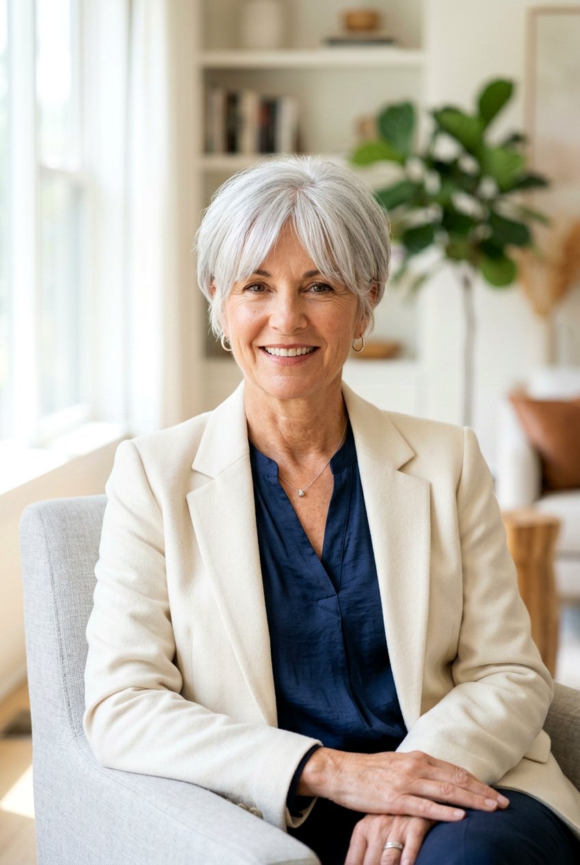 Gray Pixie With Curtain Bangs - 20 pixie with curtain bangs - 20 pixie with curtain bangs