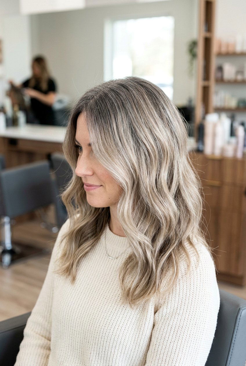 Gray Root Smudge Technique - 20 transition to gray hair styles - 20 transition to gray hair styles