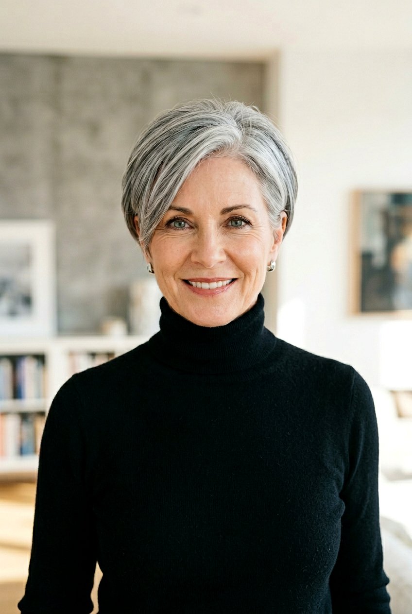 Gray Shingle Cut - 20 black women gray natural hair ideas - 20 black women gray natural hair ideas