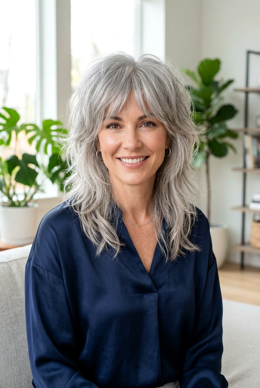 Gray Wolf Cut For Fine Hair - 20 gray wolf cut for women - 20 gray wolf cut for women