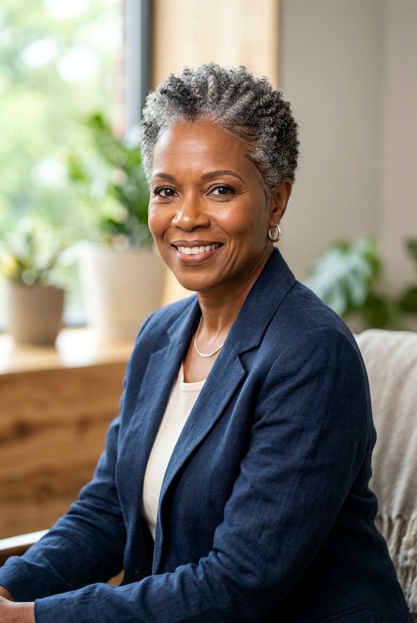 Grey TWA - 20 twa hairstyles - 20 twa hairstyles