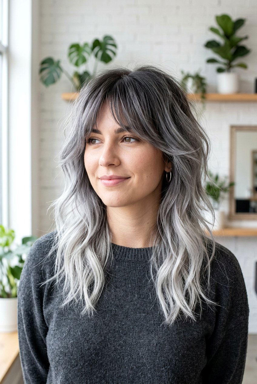 Grey ombre - 20 ombre hair color ideas - 20 ombre hair color ideas