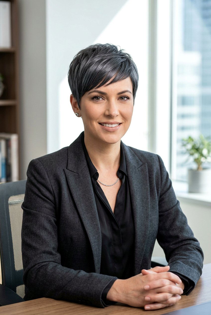 Gunmetal Gray Hair Color - 20 elegant gray hair color ideas - 20 elegant gray hair color ideas