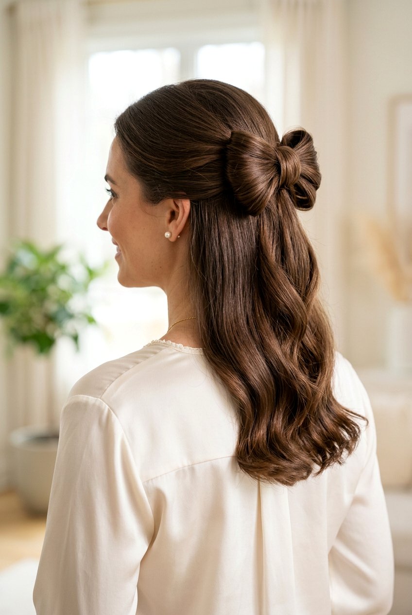 Hair Bow Made From Your Own Hair - 20 bow hairstyles for women - 20 bow hairstyles for women