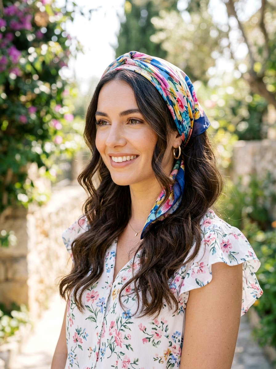 Hair Scarf Wrapping - 20 no heat curls for bob haircut - 20 no heat curls for bob haircut